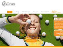 Tablet Screenshot of online-platzreife.de